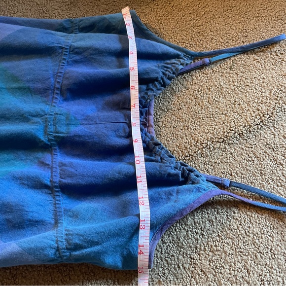 Gorgeous Gap Blue Purple Ombré Linen Dress - Picture 9 of 9